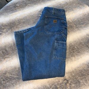 carhartt fleece lined jeans mens